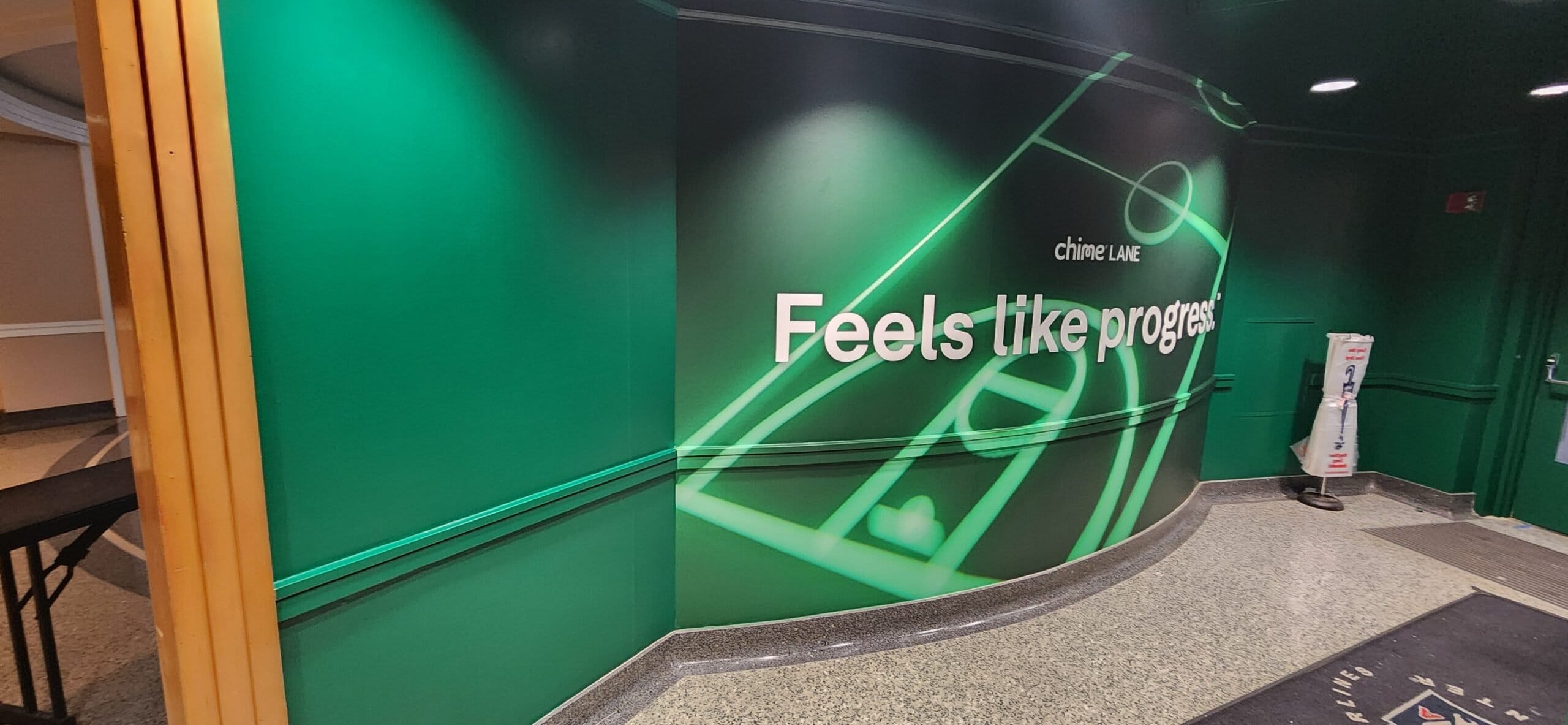 Chime green wall graphics and design, orlando, altamonte springs