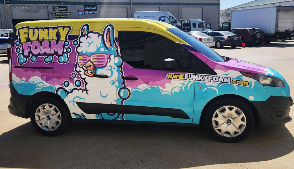 transit vehicle wrap, custom, orlando