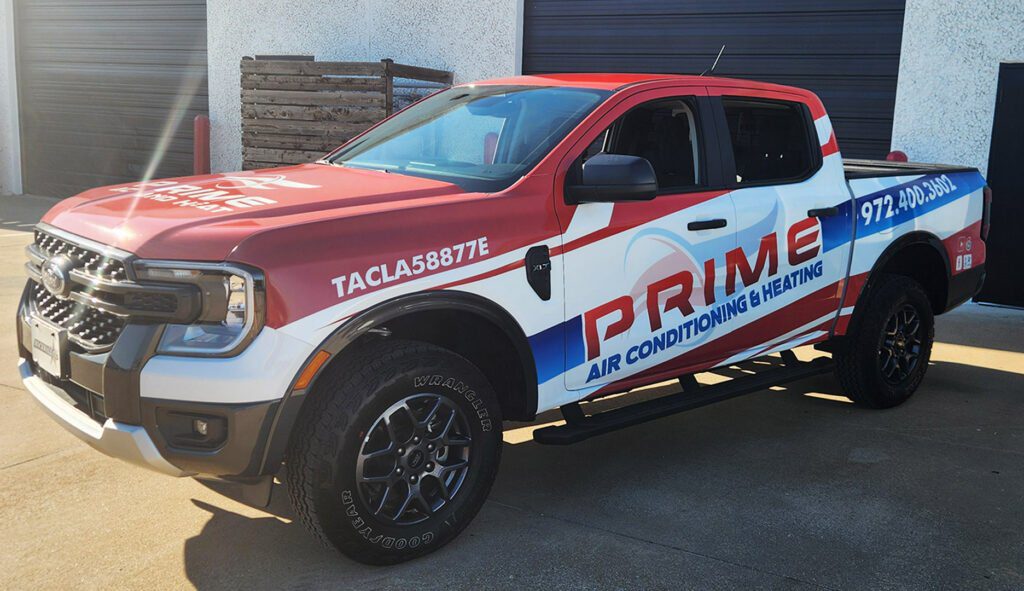 Commercial truck wrap, orlando