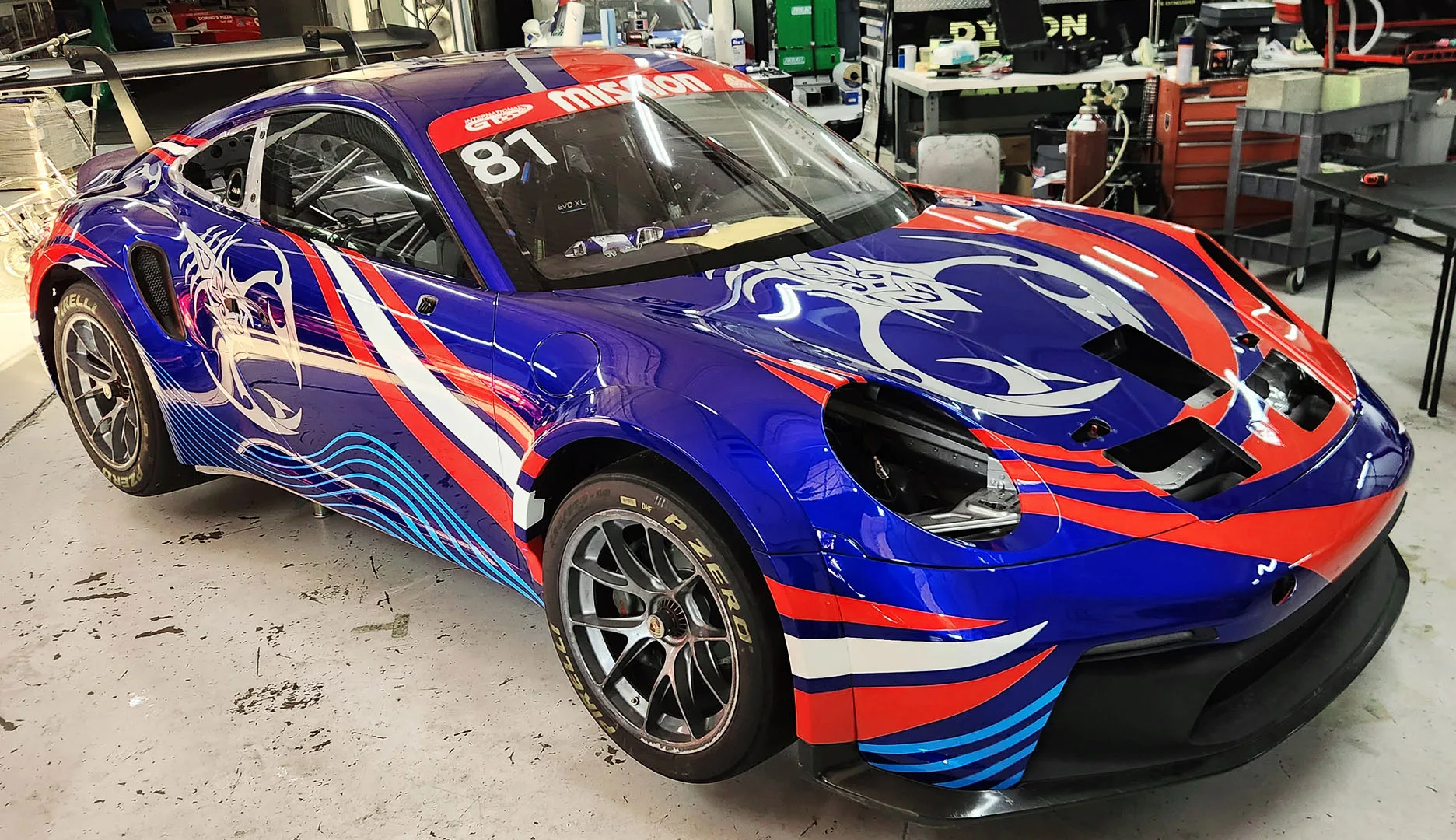 Custom Mission Tortilla vehicle wrap, Wrap Forge