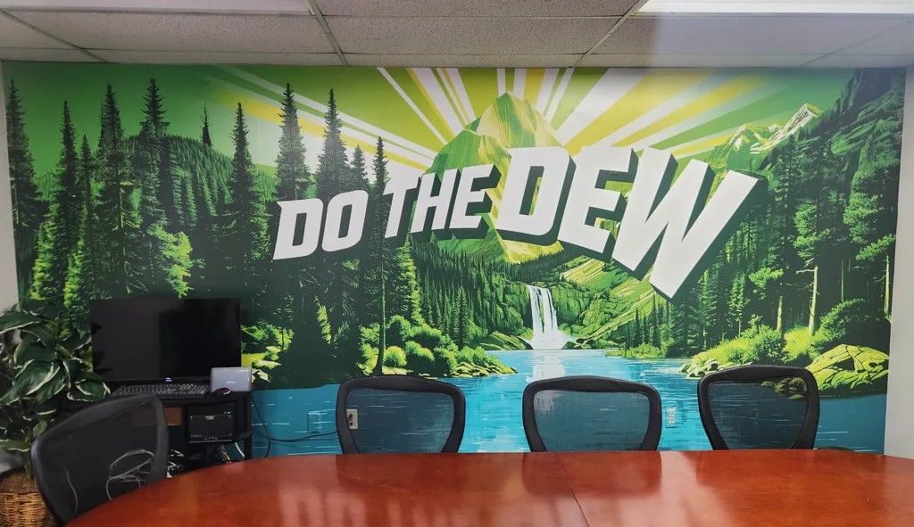 mountain dew wall graphics and install florida