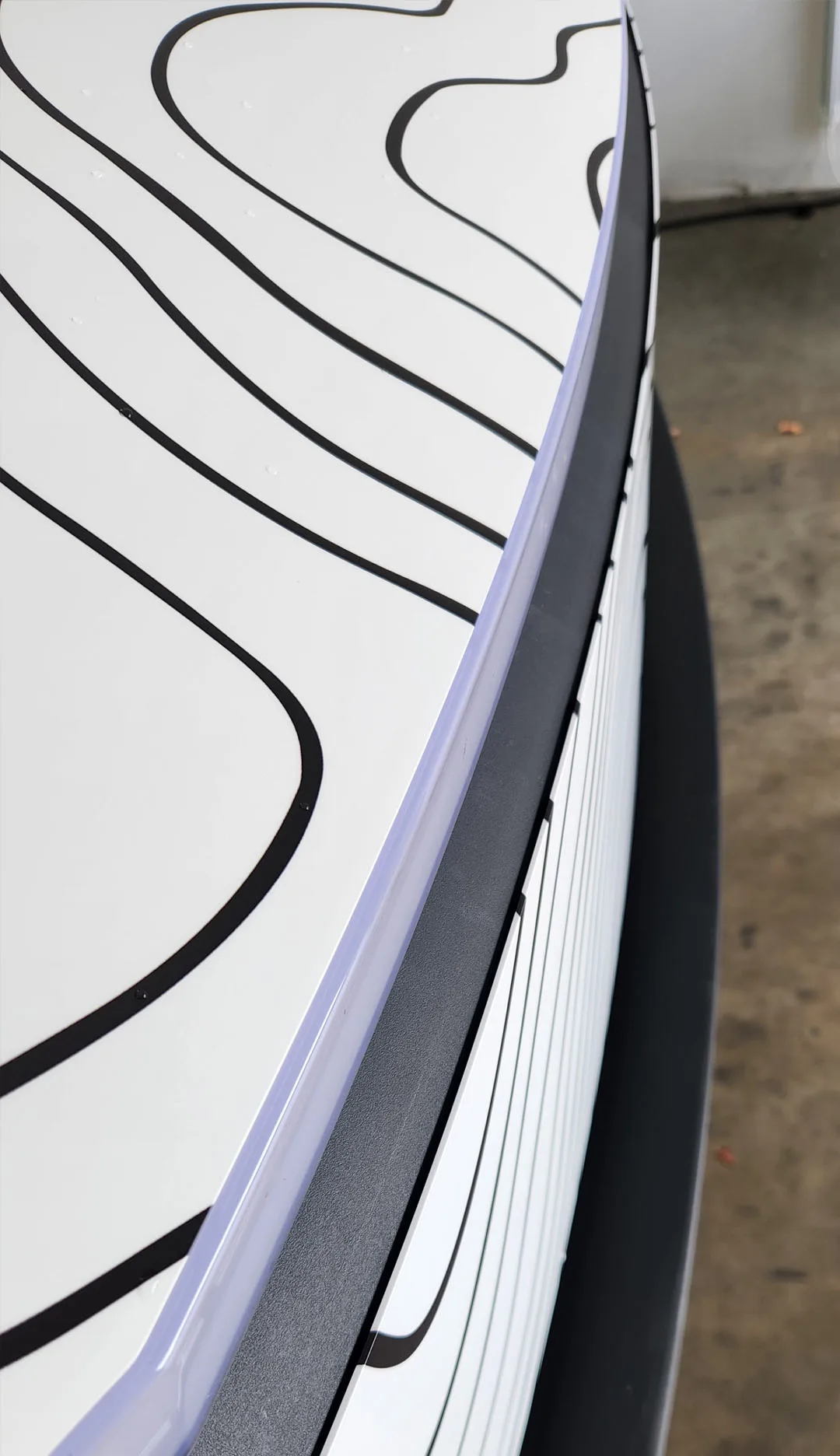 Cybertruck wrap with vinyl wrapped around panel edges by Wrap Forge
