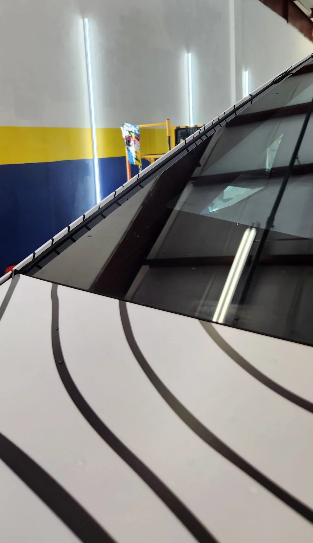 Cybertruck edge wrapping detail by Wrap Forge in Orlando Florida